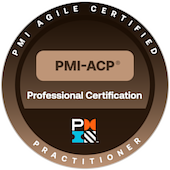 PMI-ACP® — PMI Agile Certified Practitioner, issued by PMI